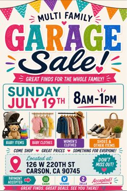 Garage sale today!