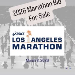 2026 Marathon Bib 