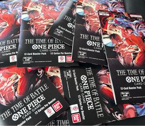 One piece THE TME OF BATTLE single sleeve OP-16