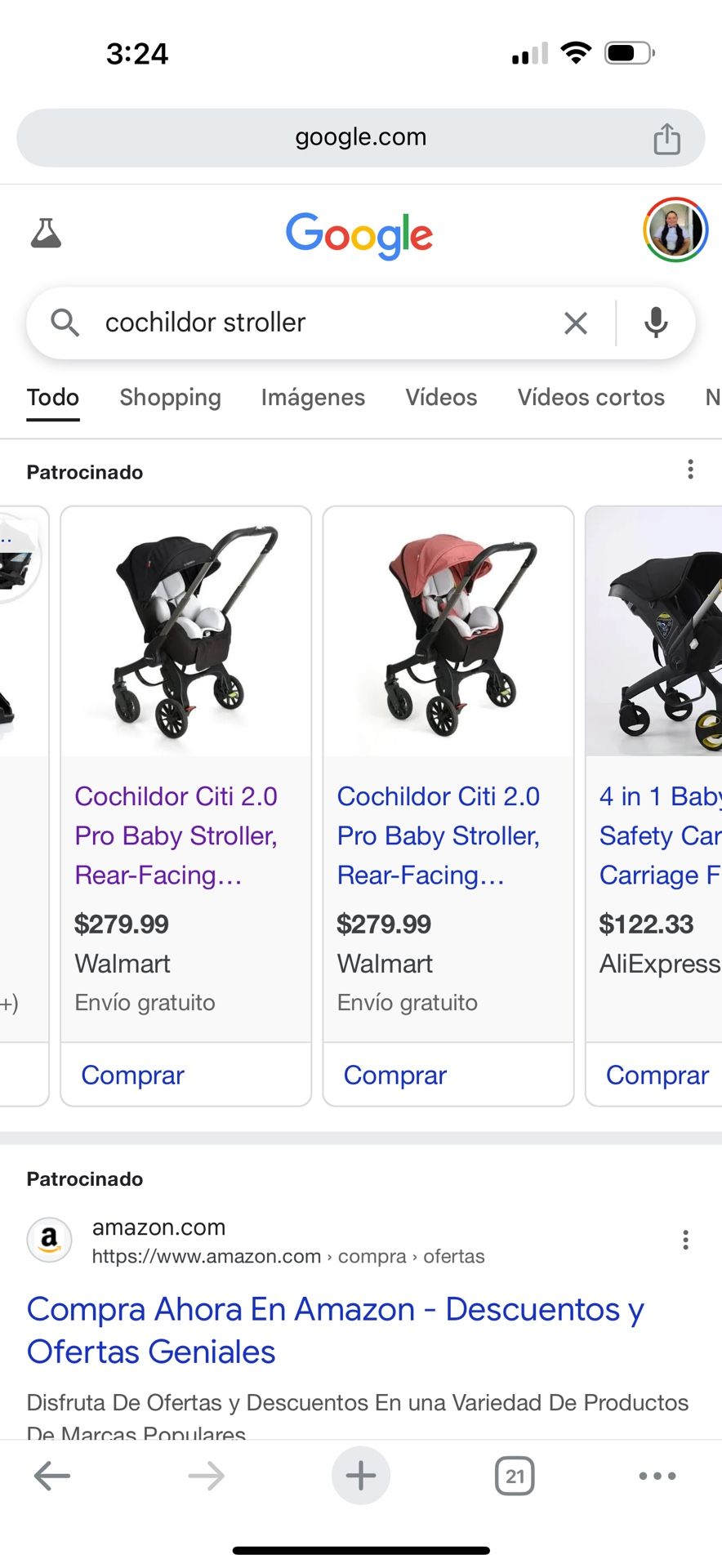 Baby Stroller And Car Seat