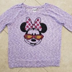 Women’s Disney Parks Minnie Mouse Sweater Size 1X Purple