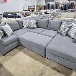 Modern Ash Sectional  Comfort Meets Style!