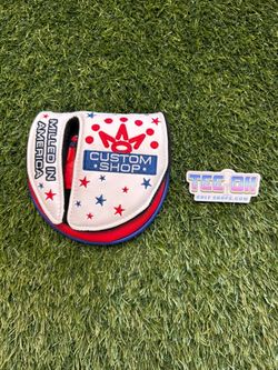 Scotty Cameron JYD USA White Mid Round Mallet Head Cover