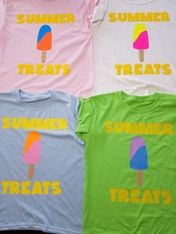 ☀ SUMMER TREATS - CUSTOMIZED TSHIRTS FOR KIDS