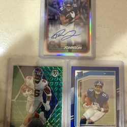 New York Giants 3 Card Mini Lot