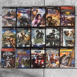 PS2 Games - $10
