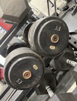 110lb dumbbell pair