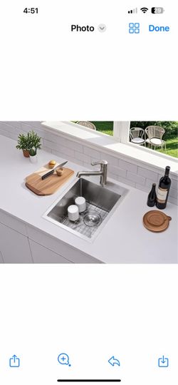 VESLA 15x20 Inch Bar Sink Drop In (24S)