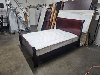 Queen bed and mattress