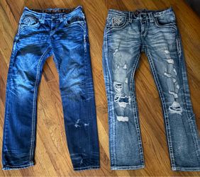 men’s rock revival jeans size 31