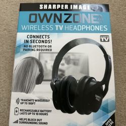 Wireless, Headphones, Sharper Image 