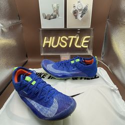 Nike Zoom Superfly Elite 2 Men's Track & Field Blue Lime CD4382-400 Sz 8