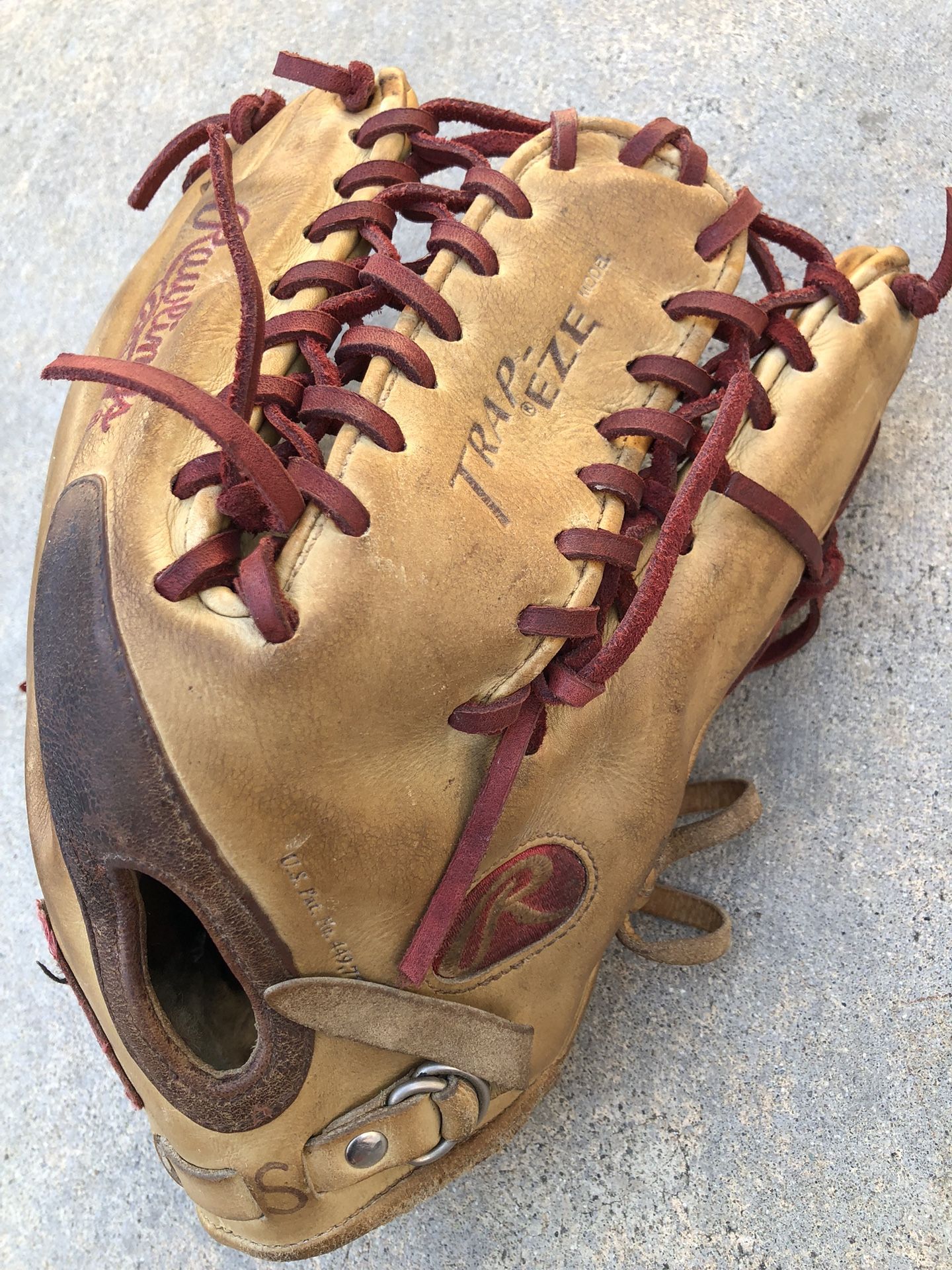 Rawlings Pro Preferred Trapeze Baseball Glove Sz 12 3/4” $100 Firm