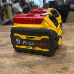 DEWALT FLEXVOLT 20V/60V MAX Lithium-Ion 6.0Ah Battery $100 EACH