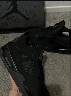 Air Jordan 4 Black Cat Sneakers 1of1