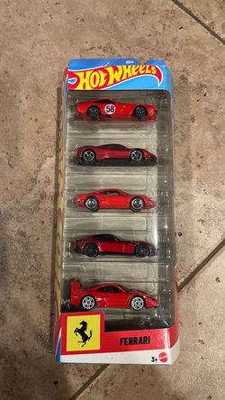 2026 Hot Wheels Ferrari 5-Pack (1:64 scale diecast set)
