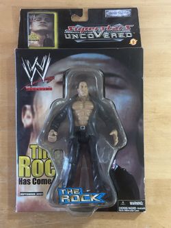 WWE The Rock Figure (Superstars Uncovered, New Sealed)