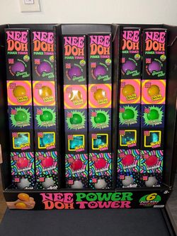 NeeDoh Power Tower 6-Pack Squishy – NEW Sealed