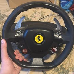 Thrust master t80 wheel and pedals