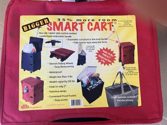 🏷️ Brand New with Tags! Bigger Smart Cart by dbest products (Red)