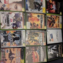 16 Game OG Xbox Lot