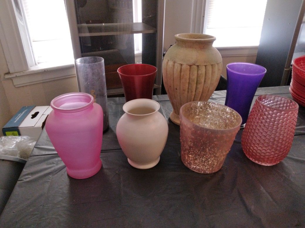 Flower Vases, Various Sizes