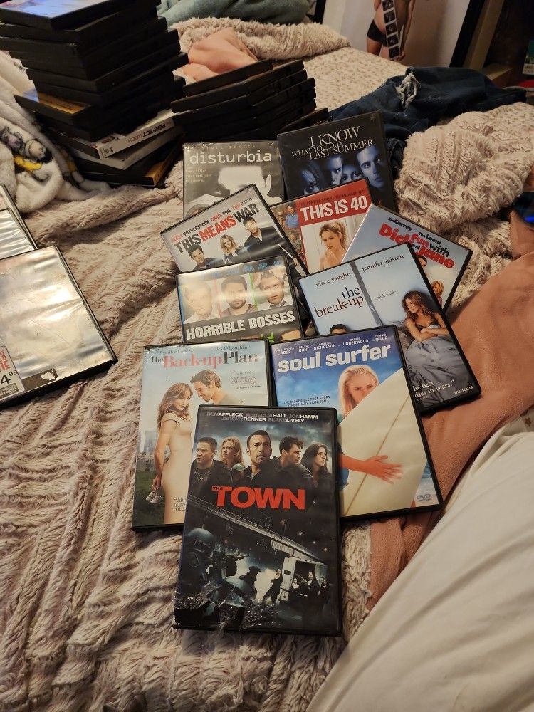 DVDS ALL CLEAN AND IN GOOD CONDITION
