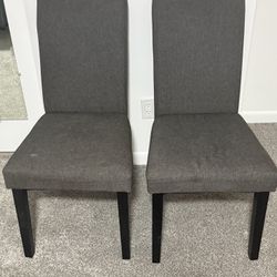 TWO (2) Dining or ? Chairs