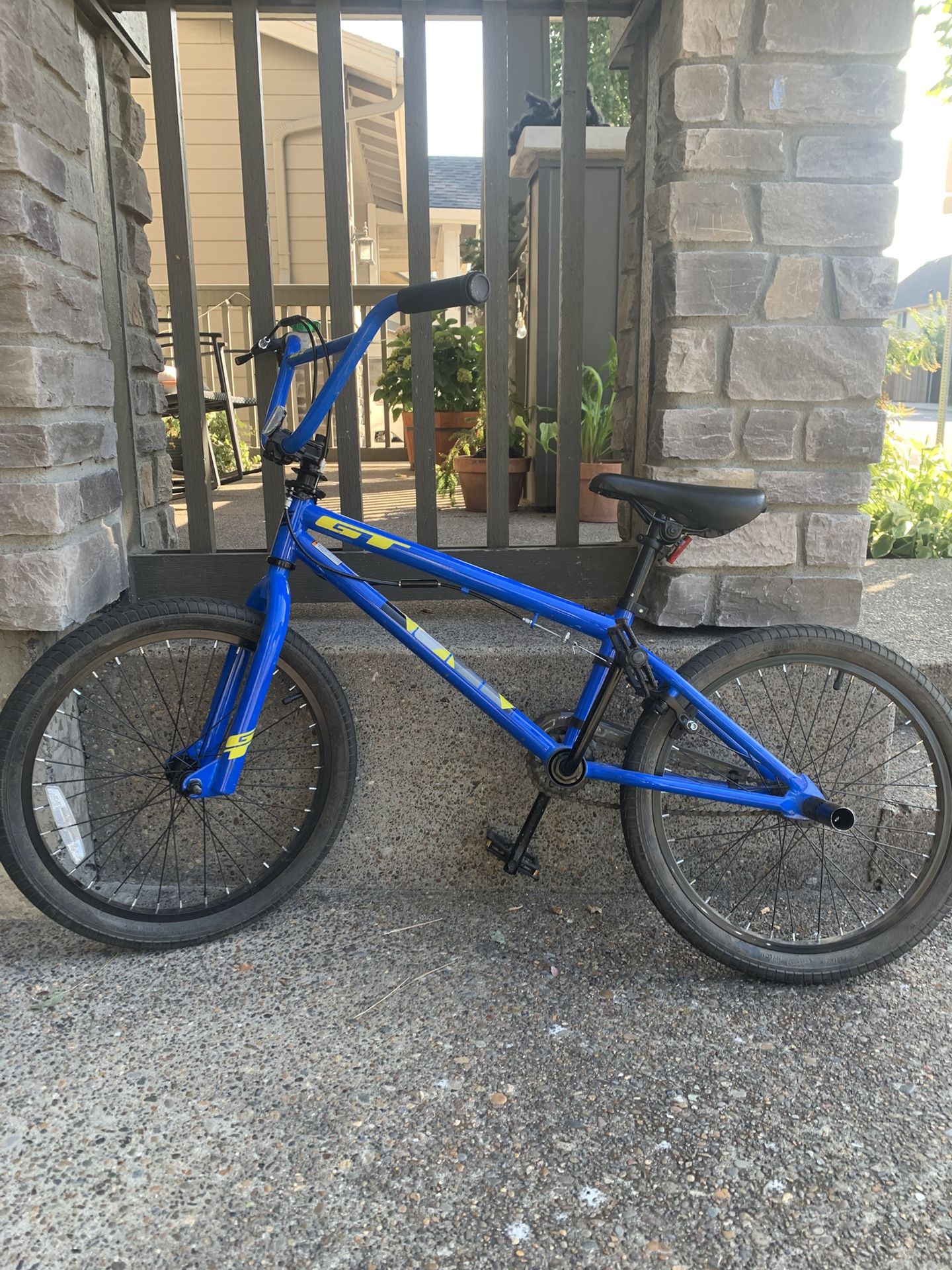 Kids Blue GT BMX Bike