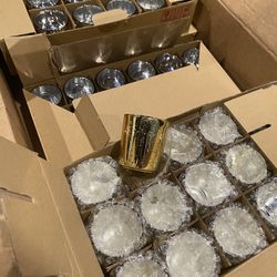 103 Gold Votive Candle Holders 
