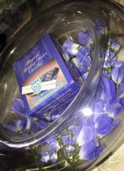 Vase with floating candles