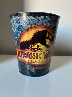 AMC Jurassic World Dominion Popcorn Bucket/Tub – Dinosaur Eye Design – Collectible