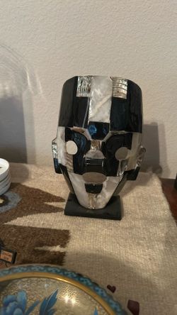 vintage Mexican Mayan ceremonial death mask