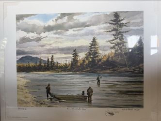 John Robert White “First Fish of the Day” Print
