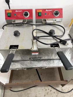 Adcraft Double Electric Countertop Fryer