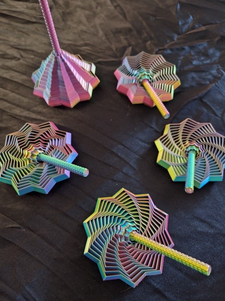 Fidget 10 Point Star Multi Color