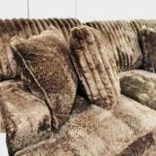 Corduroy Couch with Loveseat