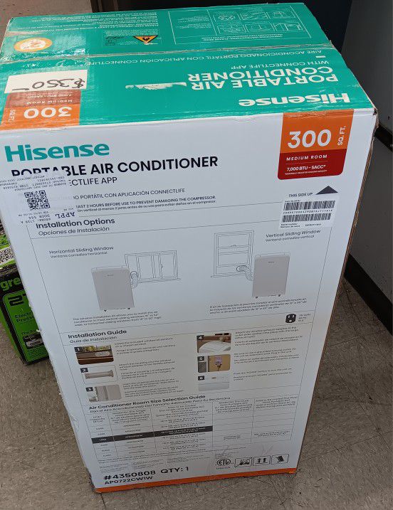 Hisense Portable Air Conditioner Medium Roo.