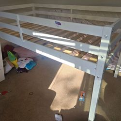 Twin size junior loft bed