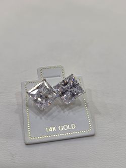 White Gold Earrings