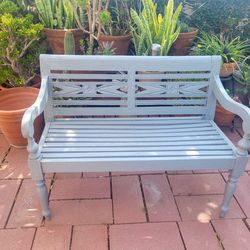 Outdoor Wood Patio Bench