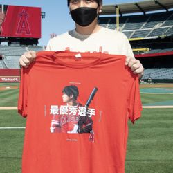 Angels Baseball Shohei Ohtani MVP T-shirt - size adult XL