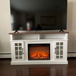 Tv Stand / Media Console/ With Fireplace 