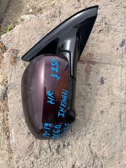 2013-2019 INFINITI QX60 RIGHT SIDE MIRROR WITH CAMERA & BLIND SPOTS