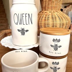Rae Dunn, Queen Bee Set (Bee Kind)
