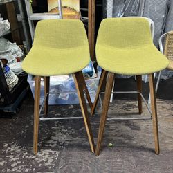 SimpleHome Randolf Counter Stools  Mid Century 