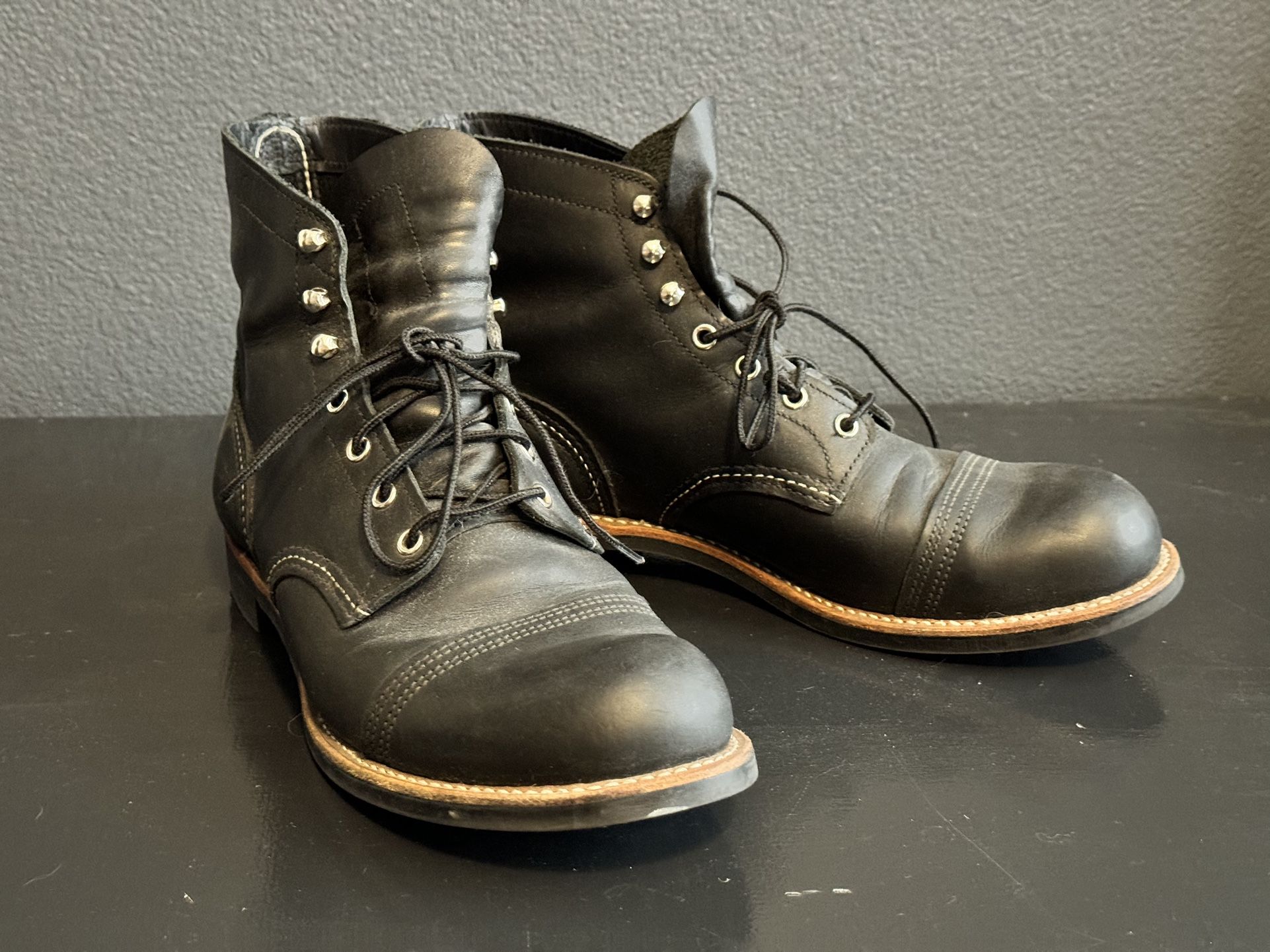 Red Wing Iron Ranger Boots Shoes 8084 Black 11.5