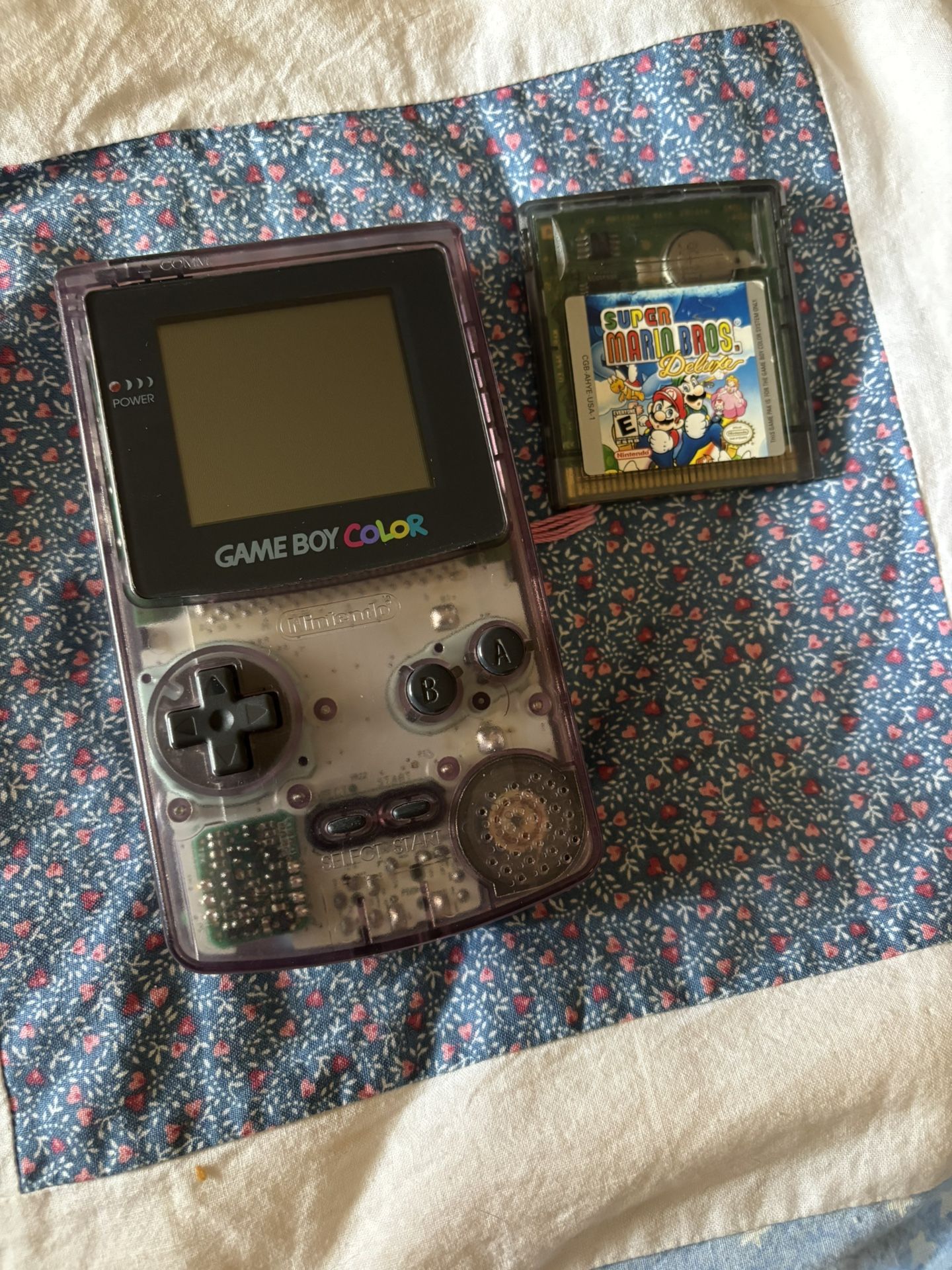 Nintendo Gameboy Color Super Mario Game