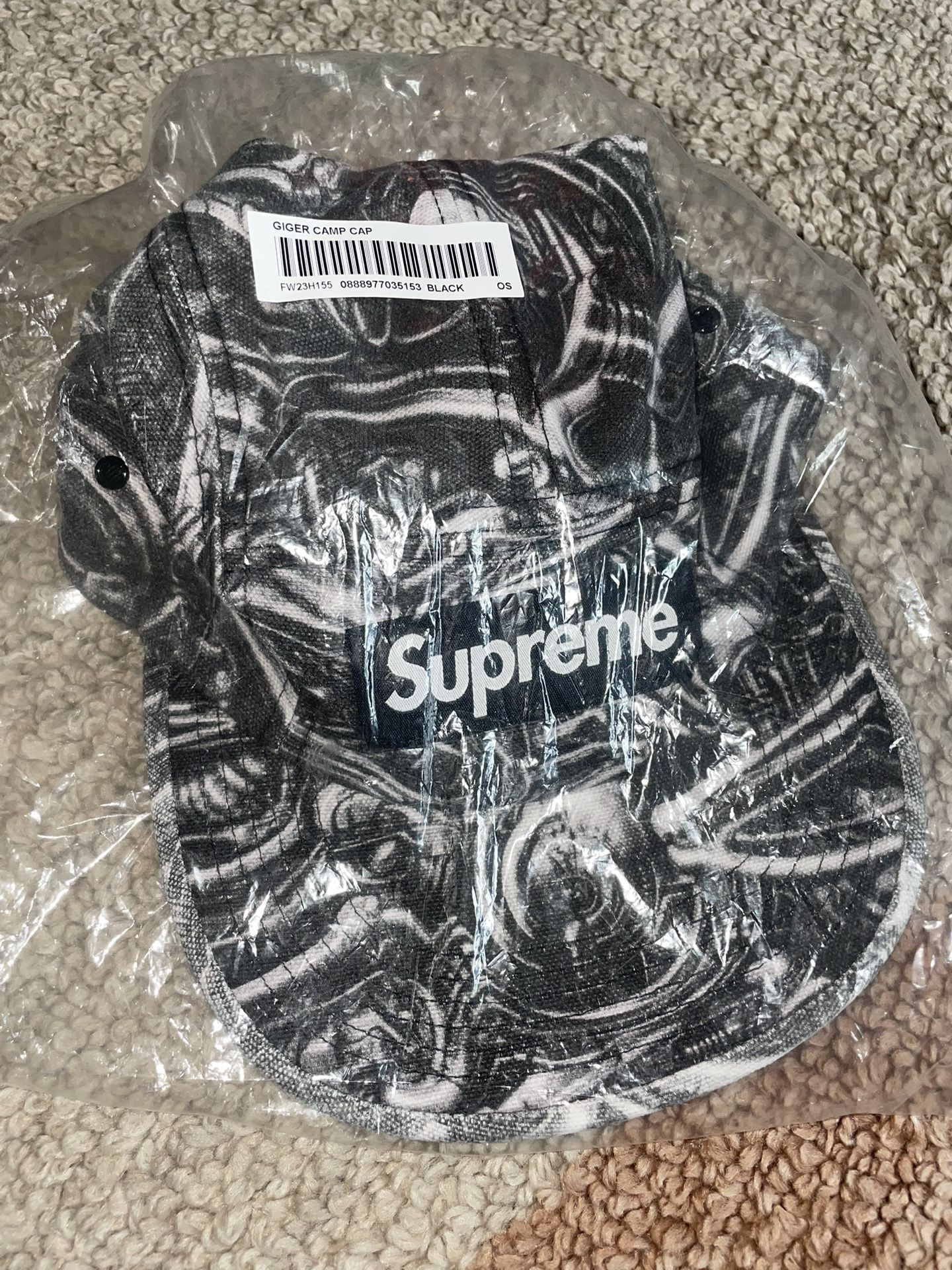 Supreme H.R Giger Camp Cap (Black)