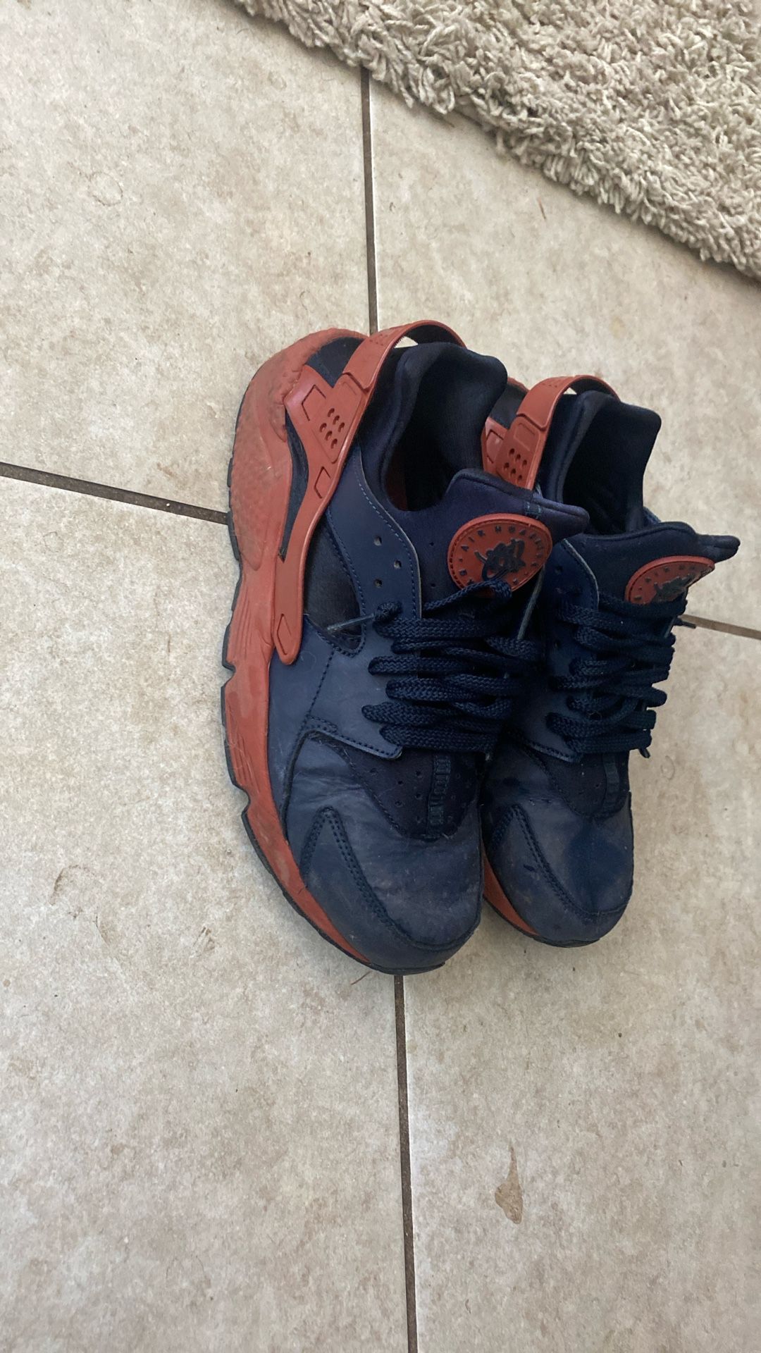 Hirachi Nikes And Red Puma Suedes